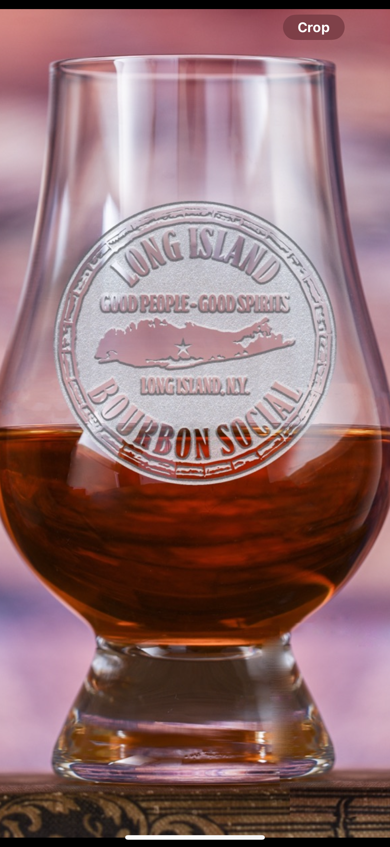 Long Island Bourbon Social Glencairn
